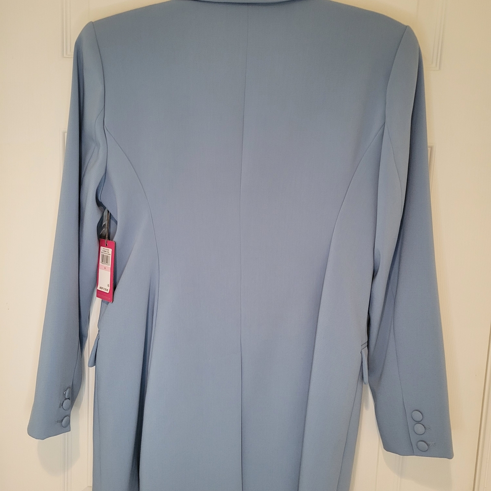 VINCE CAMUTO Sky Blue Blazer NWT Sz 10 - Picture 11 of 13